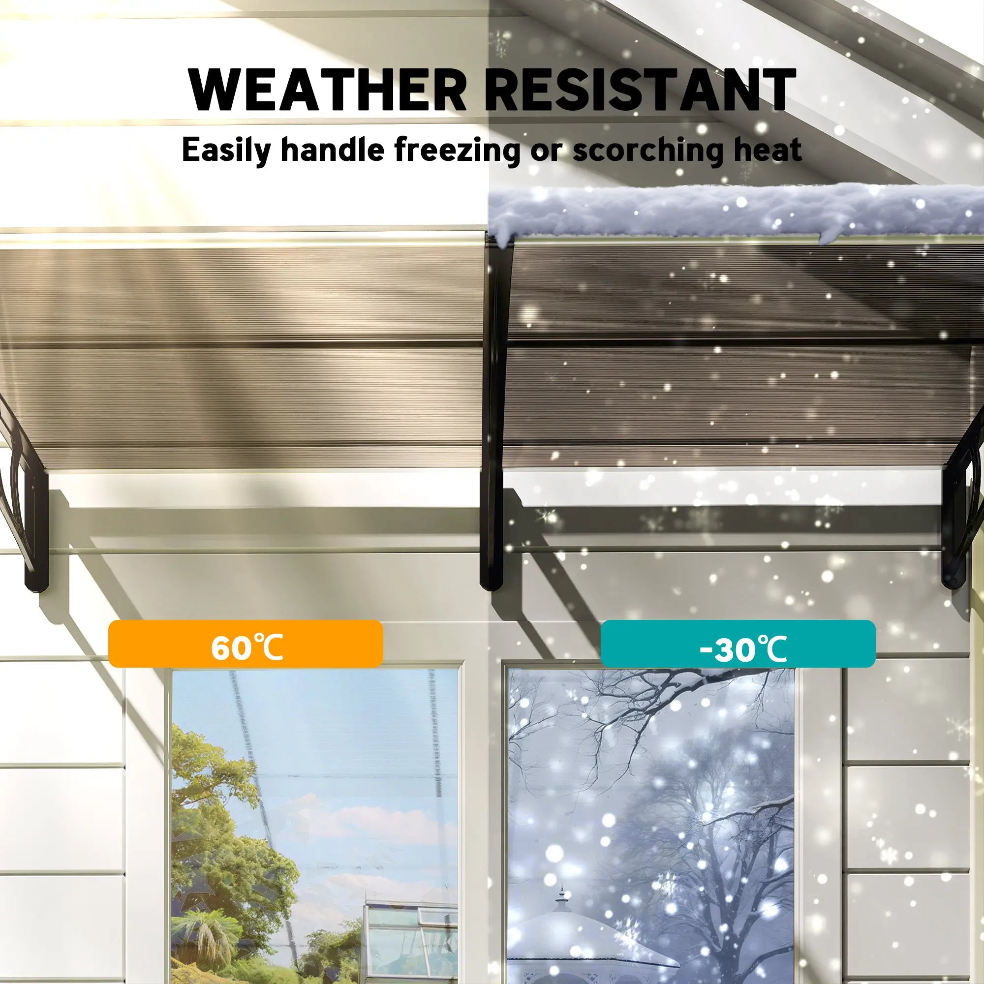 Polycarbonate Window Awning, 40
