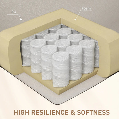 8-Point Vibration Massage Recliner, PU Leather 360° Swivel, Grey Single Sofas at Gallery Canada