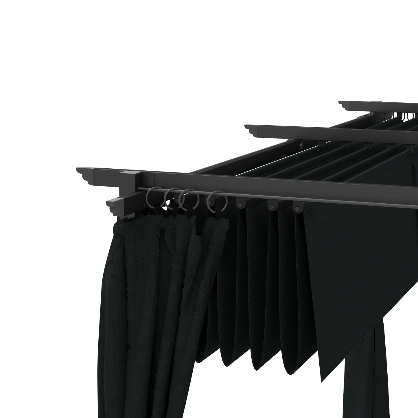10' x 13' Pergola, Retractable Canopy, UPF30+ Sun Shade, Garden, Backyard Pergolas at Gallery Canada