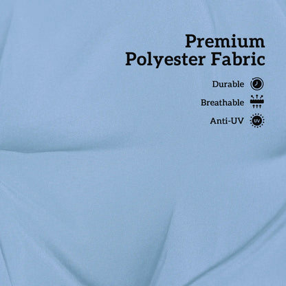 2 Seater Garden Bench Cushion, Thick Outdoor Non-Slip, 47" x 43" x 5", Light Blue Patio Chair Cushions at Gallery Canada