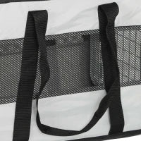 Sac de transport pour animaux à parois souples avec fenêtres en maille, sac de voyage pour chien pliable