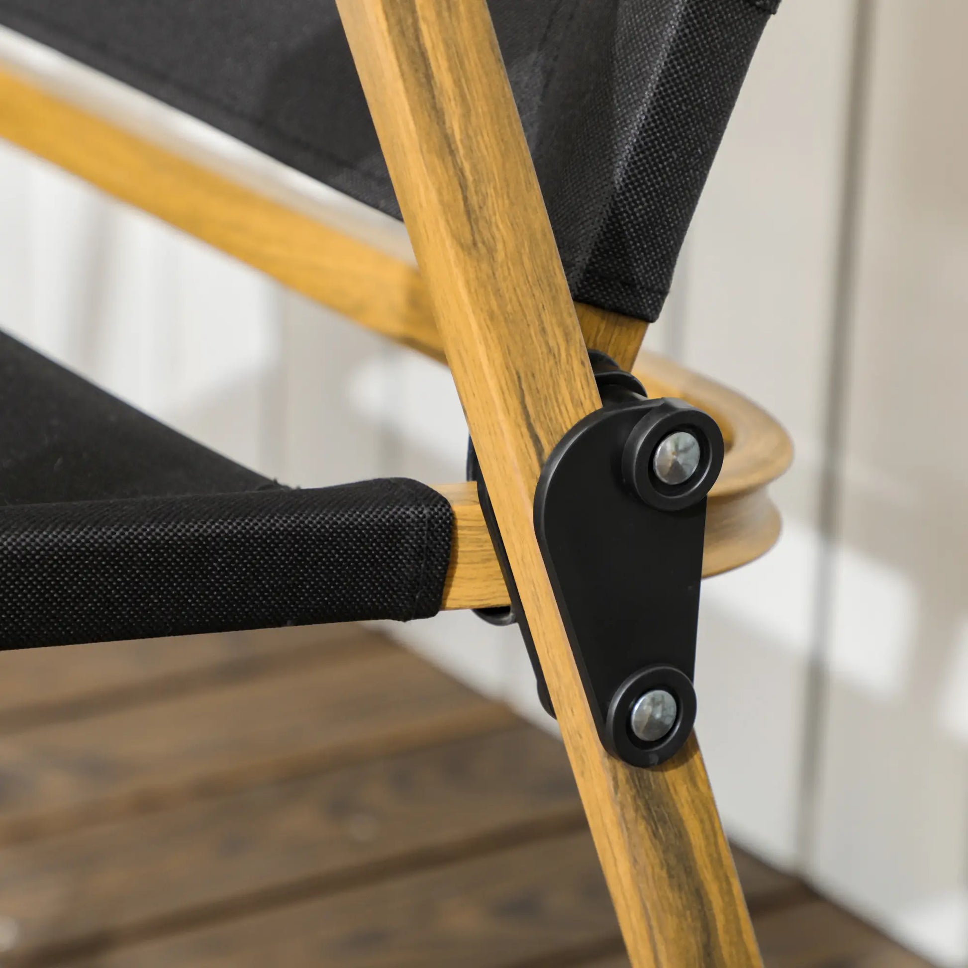 Set of 2 Lightweight Folding Camping Chairs, Portable, Black Picnic Tables & Camping Chairs at Gallery Canada