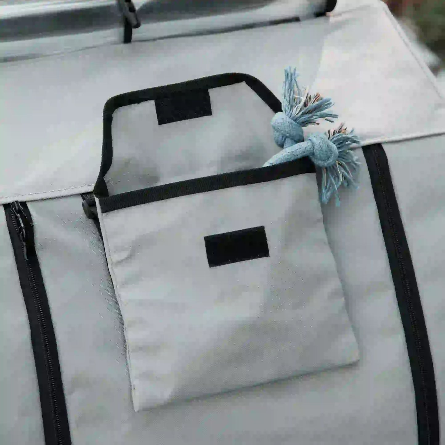 Dog Bike Trailer, Mesh Windows, Safety Leash, Flag, Medium Dogs, Light Grey Dog Bike Trailers & Strollers at Gallery Canada