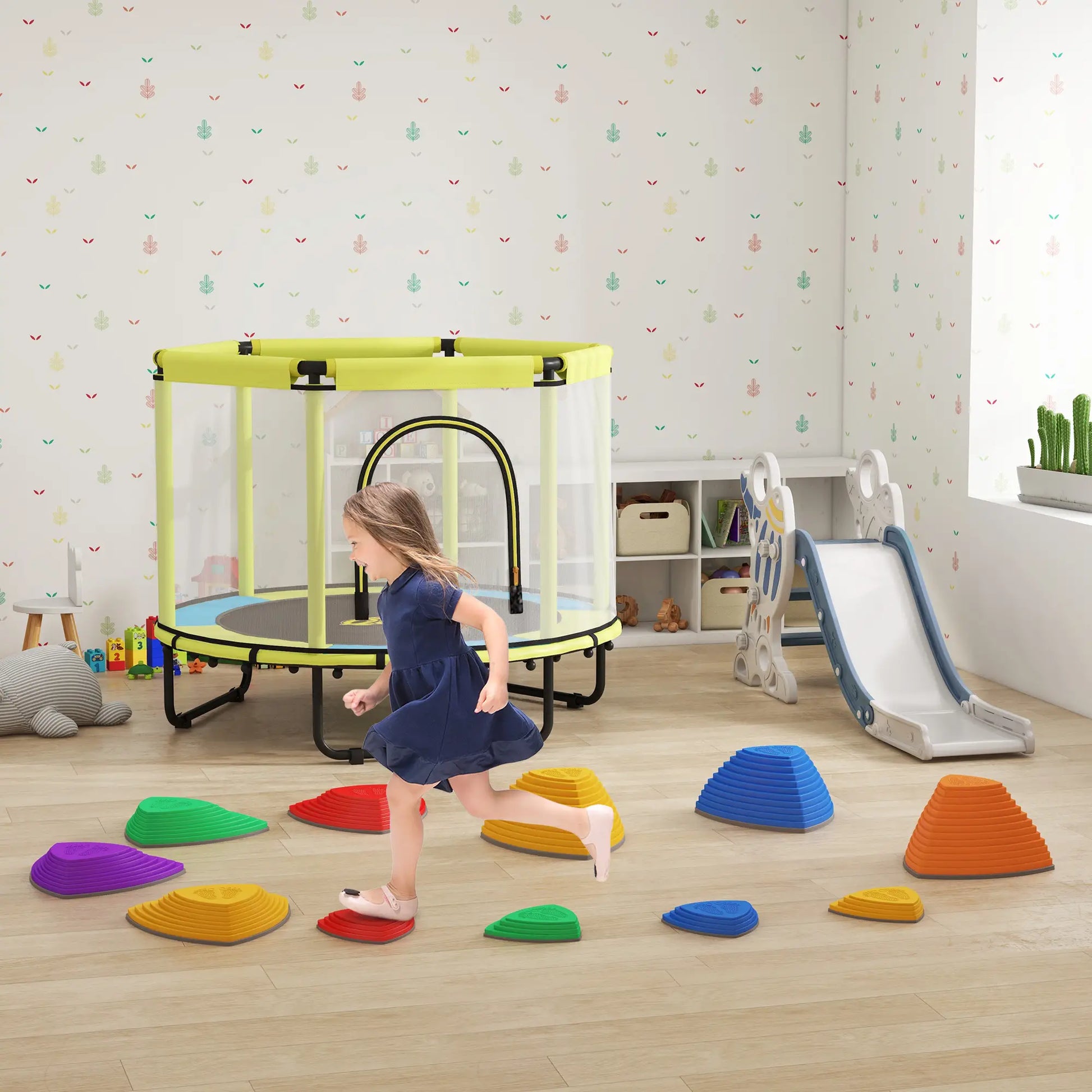 Toddler Slide, Indoor Climber Playset, Space Theme, 1.5-3 Years, Blue Gym Sets & Swings at Gallery Canada