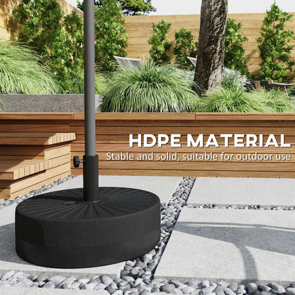 Fillable Umbrella Base, 20 Inch, Water Sand Filled Stand, Fit 1.5"/1.9" Pole Umbrella Bases at Gallery Canada