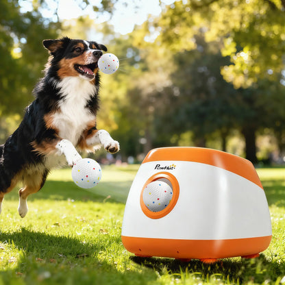 Automatic Dog Ball Launcher, 26-79ft, Medium Large Dogs, Orange Dog Agility Training Equipment at Gallery Canada