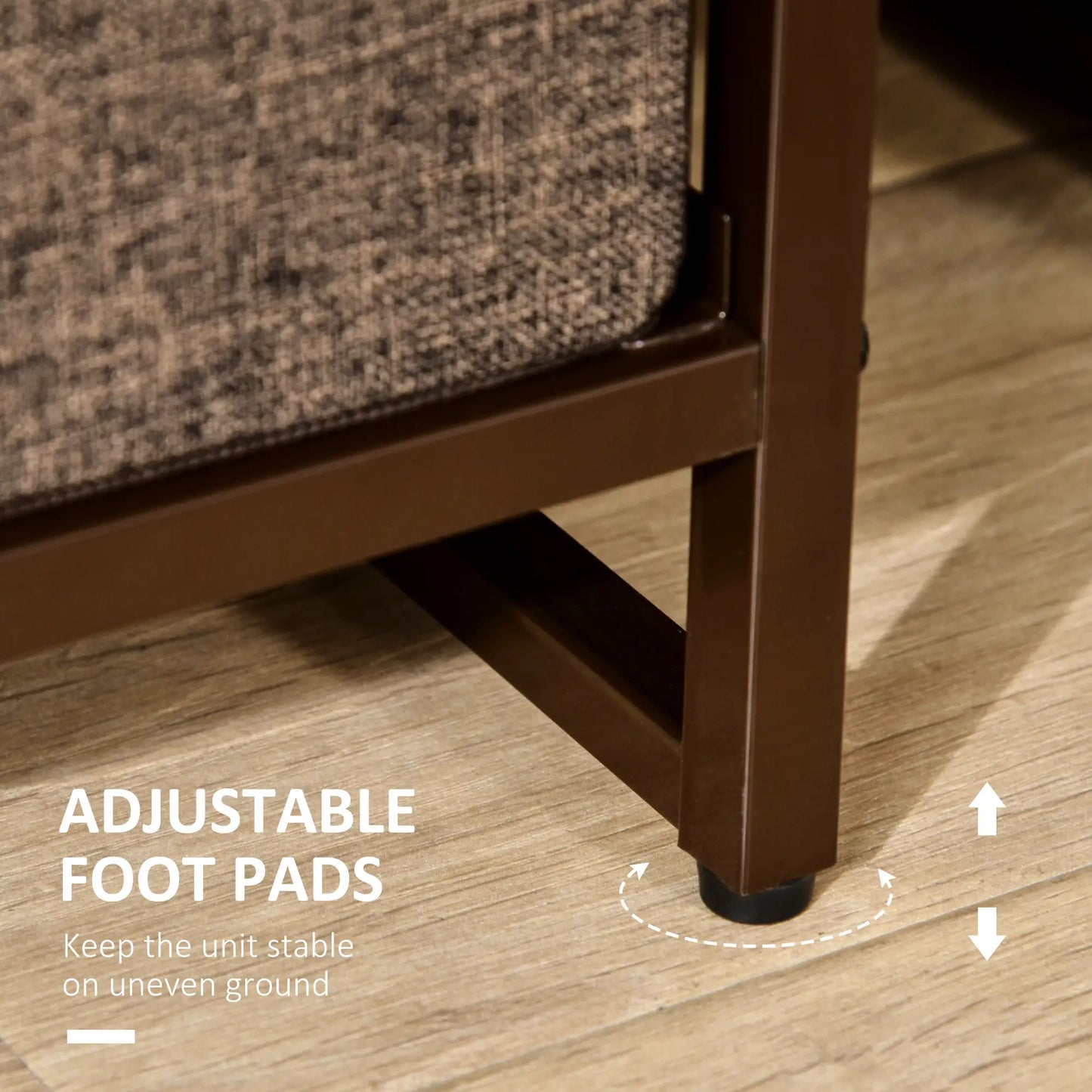 7-Bin Dresser Storage Tower, Fabric Bins with Metal Frame Storage Cabinets at Gallery Canada