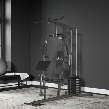 Multi-Exercise Home Gym Station with 99lbs Weight Stack, for Full Body Workout Power Towers at Gallery Canada