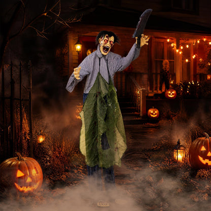 Zombie Halloween Outdoor Decoration, Glowing Eyes