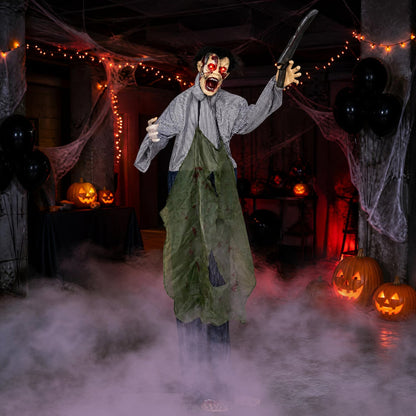 Zombie Halloween Outdoor Decoration, Glowing Eyes