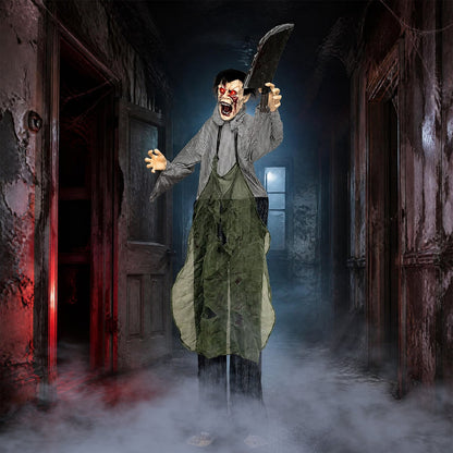 Zombie Halloween Outdoor Decoration, Glowing Eyes