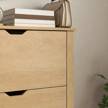 Shoe Storage Cabinet, 3 Flip Drawers, Adjustable Shelves, 18 Pairs, Natural Wood Shoe Storage Cabinets & Racks at Gallery Canada