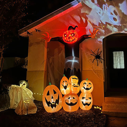 9ft Inflatable Halloween Pumpkin Ghost, Outdoor LED Display Halloween Decorations at Gallery Canada