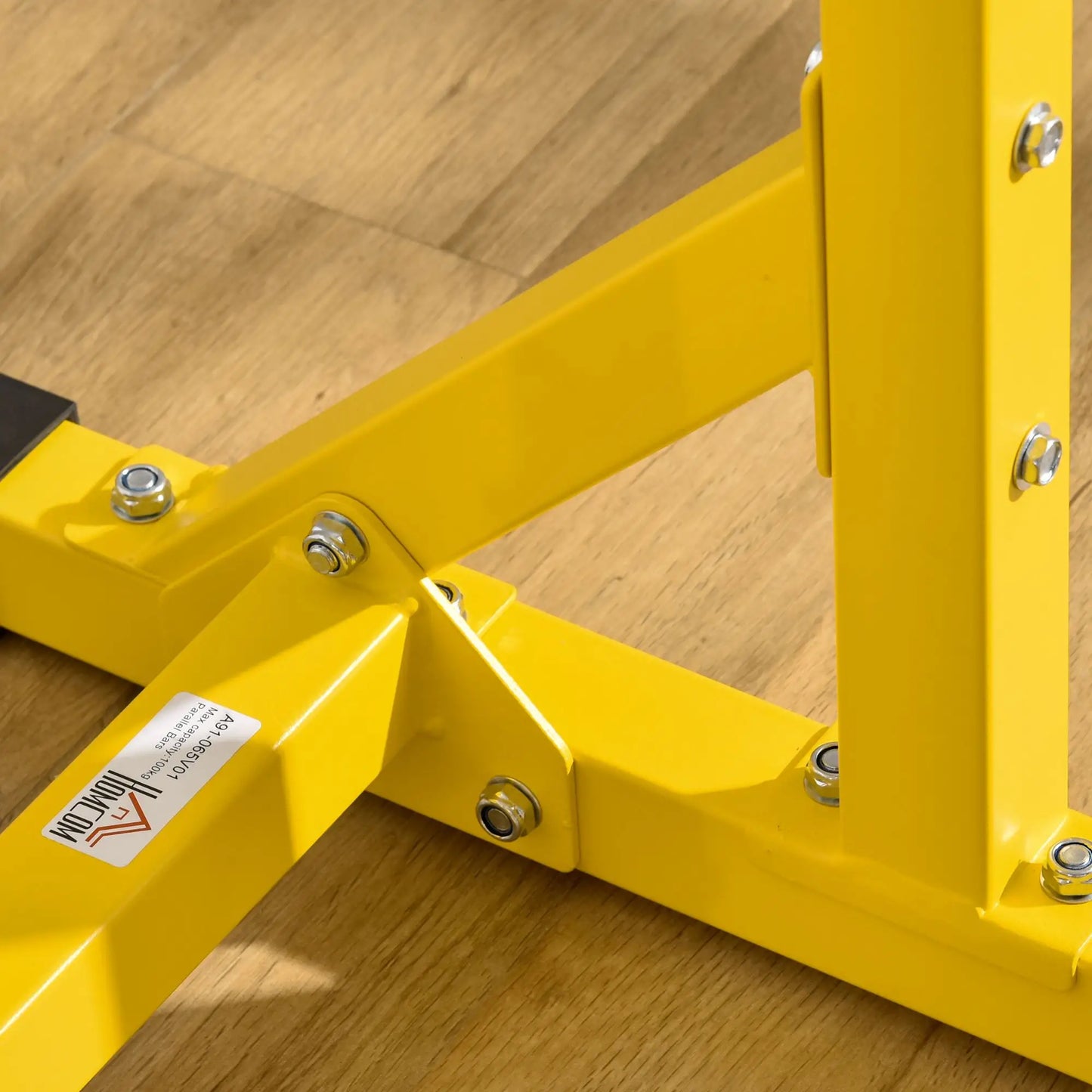 Dip Station, Parallel Bar, 10 Adjustable Height, Home Gym, Yellow Power Towers at Gallery Canada