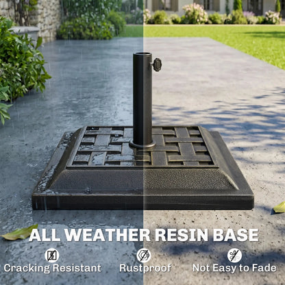 20 Lb Patio Umbrella Stand, Bronze Umbrella Bases at Gallery Canada