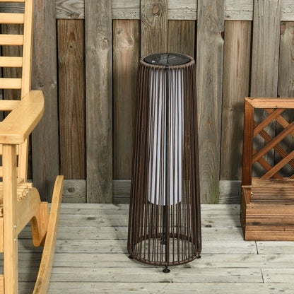 Solar Floor Lamp, LED Auto On/Off, IP44, Patio Porch Pathway, Brown Solar Post Lamps at Gallery Canada