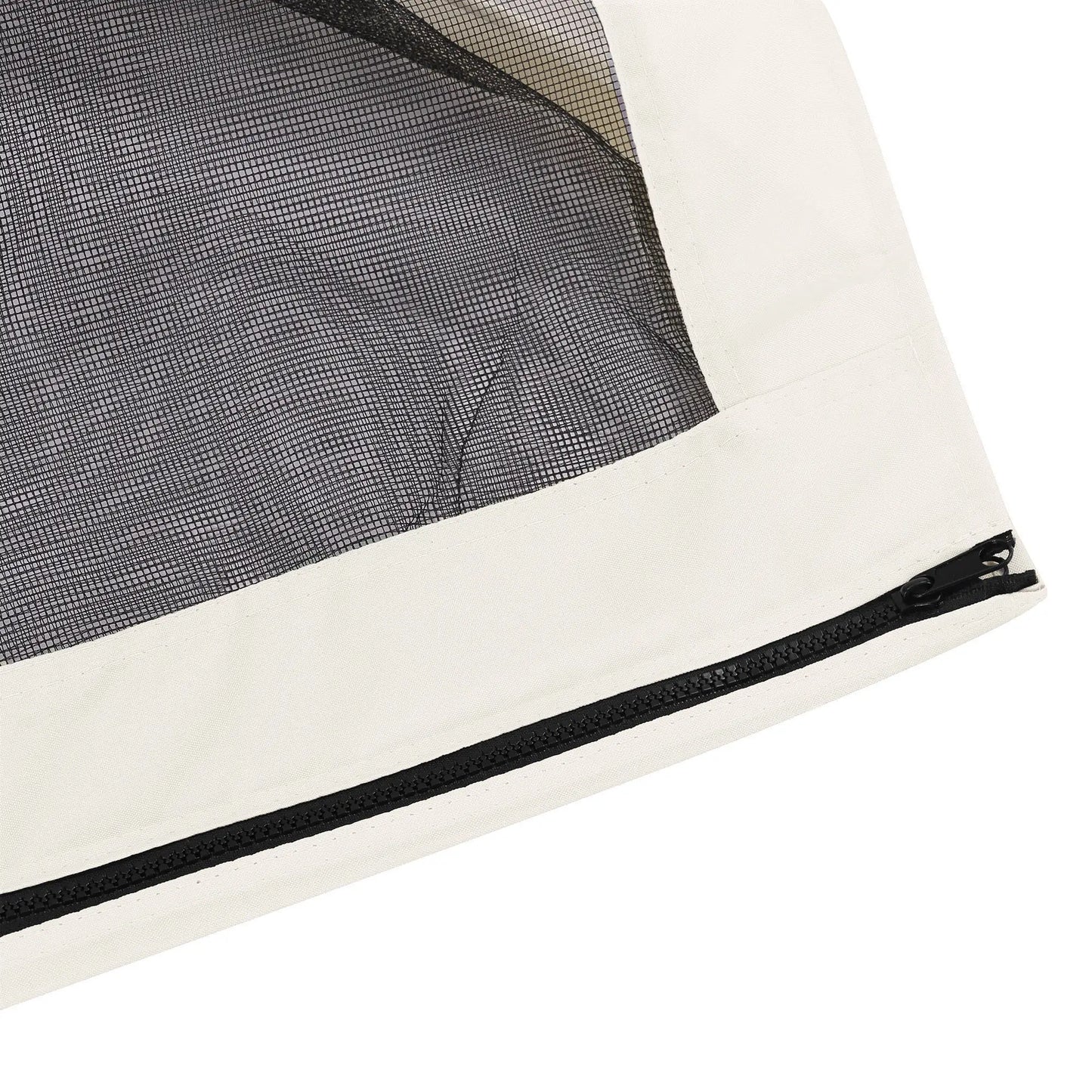 Mosquito Netting For Gazebo, 10' x 13', Black Screen Walls With Zippers, Black Gazebo Sidewalls at Gallery Canada