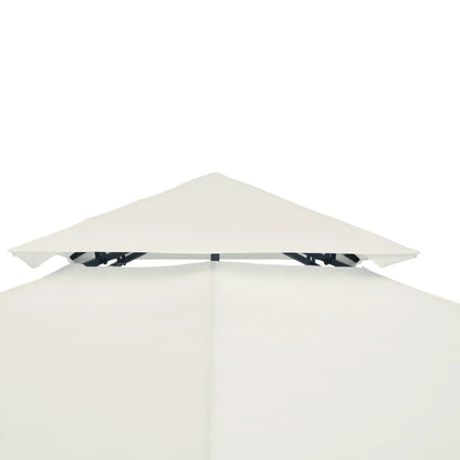 10' x 10' Square 2-Tier Gazebo Canopy, Cream White Gazebo Canopy Replacement at Gallery Canada