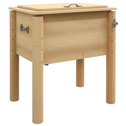54-Qt Wooden Patio Cooler, Outdoor Table With Bottle Opener, Natural Cooler Boxes at Gallery Canada