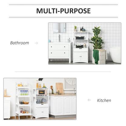 Bathroom Floor Cabinet, Kitchen Cupboard with Shelves, Drawer, White Bathroom Cabinets at Gallery Canada