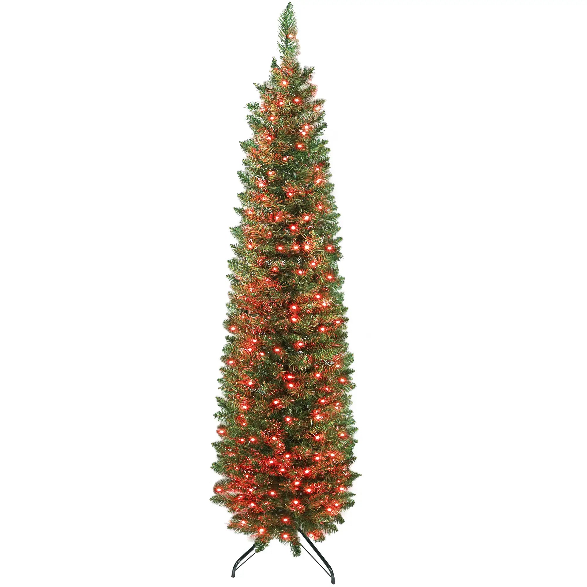 6ft Green Christmas Tree, Colorful DIY LEDs, Remote, Timer, Green Pencil Christmas Trees Green at Gallery Canada