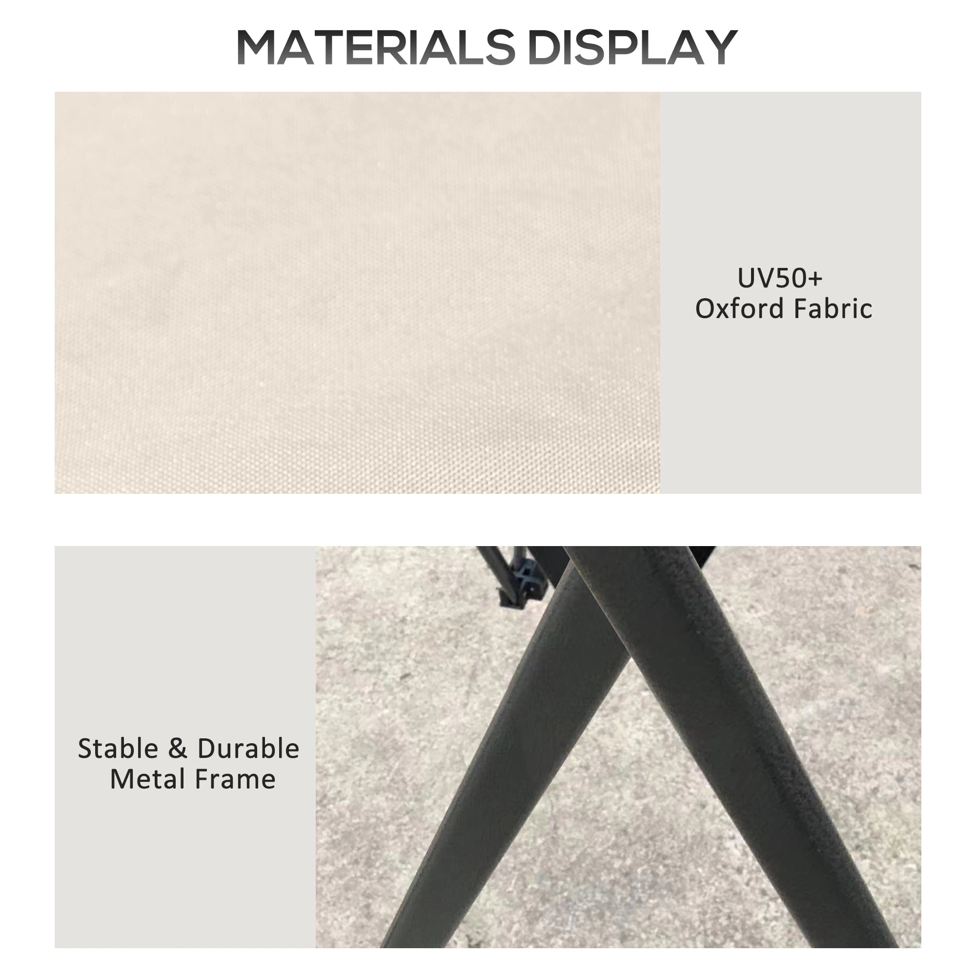 13' x 13' Pop Up Canopy, 2-Tier Roof Tent with Net, Beige Pop Up Canopies at Gallery Canada