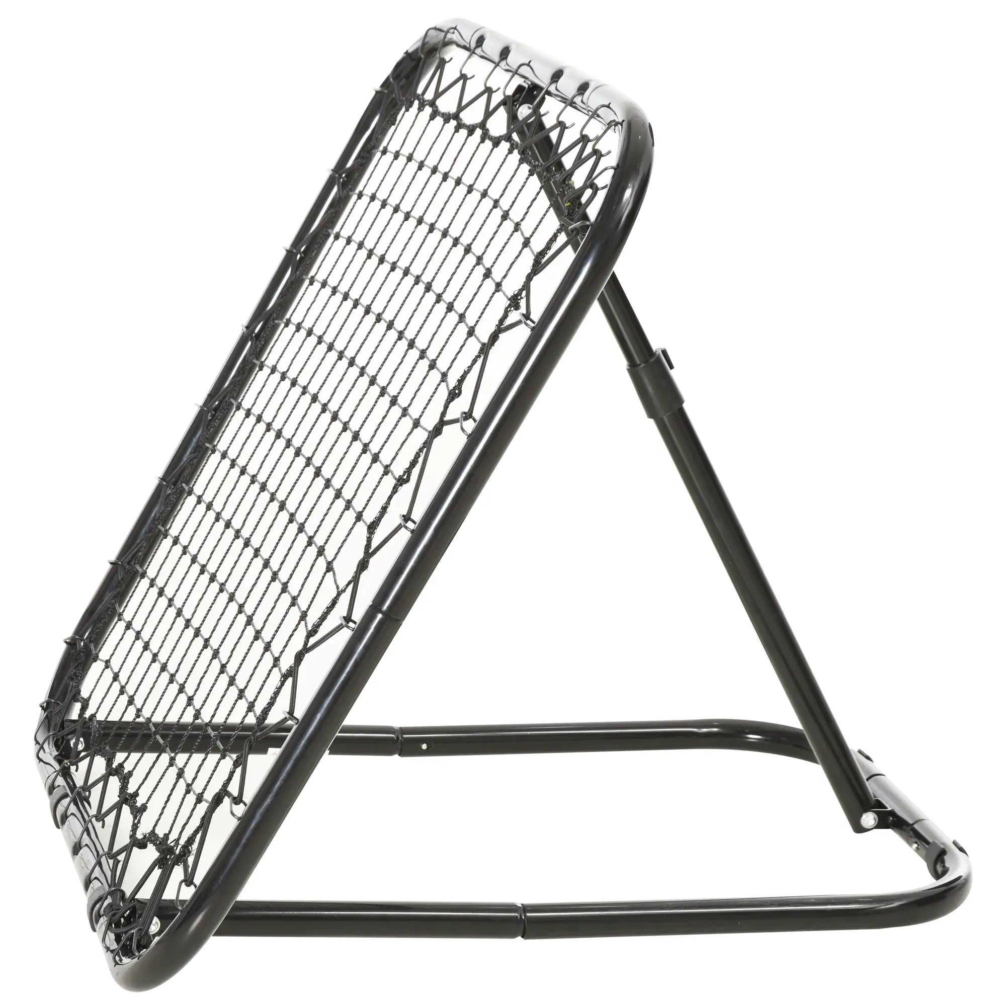 Soccer Rebounder Net, 3' x 3', Angle Adjustable, Quick Folding, Kickback Target Football Black at Gallery Canada