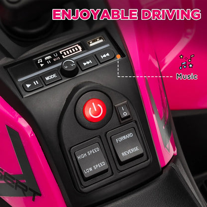Kids ATV, 12V Electric Ride-On Toy, Spring Suspension, Pink Electric Ride On Toys at Gallery Canada