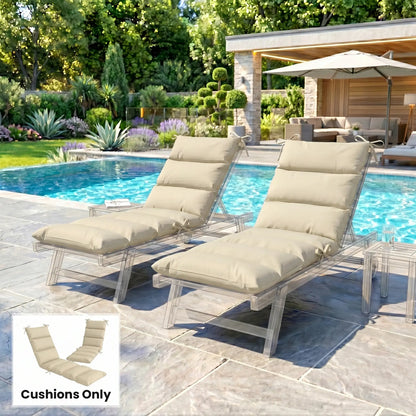 Outdoor Lounge Chair Cushion, Reversible, Zipper, Beige Patio Chair Cushions at Gallery Canada
