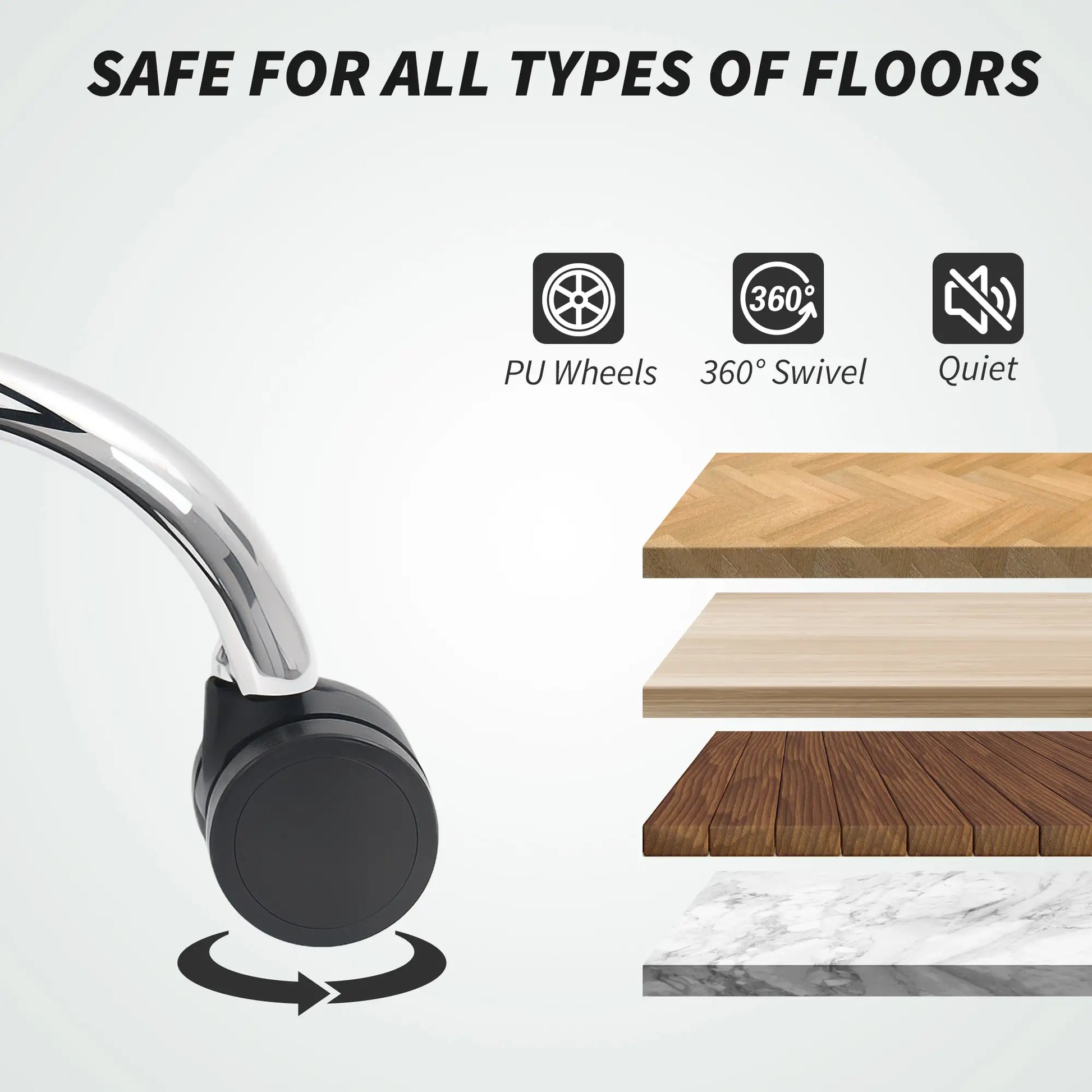 Office Chair with Spring Padding, PU Leather, High Back, Black Executive & Manager Chairs at Gallery Canada