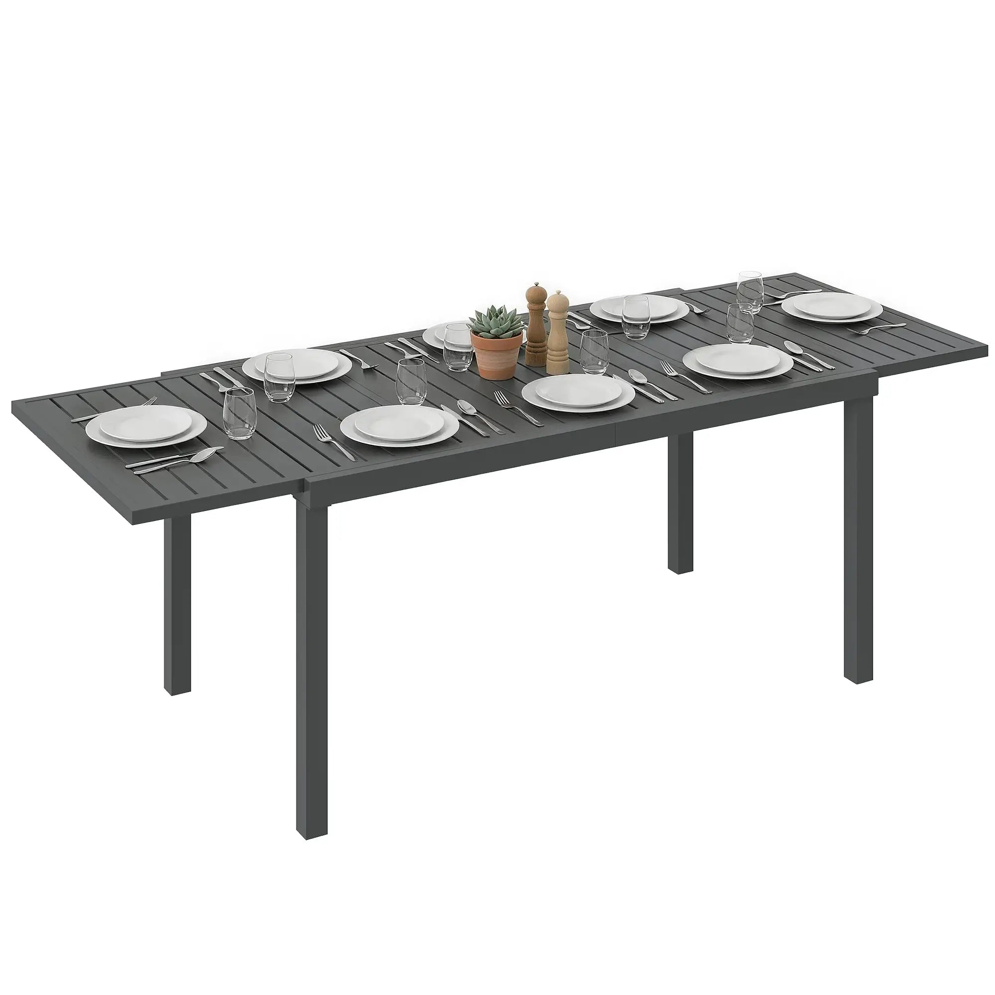 Expandable Outdoor Dining Table, 59