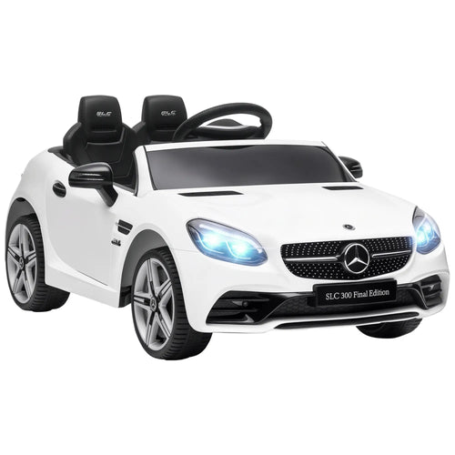 12V Ride On Car, Parent Remote Control, For 3-6 Years, White