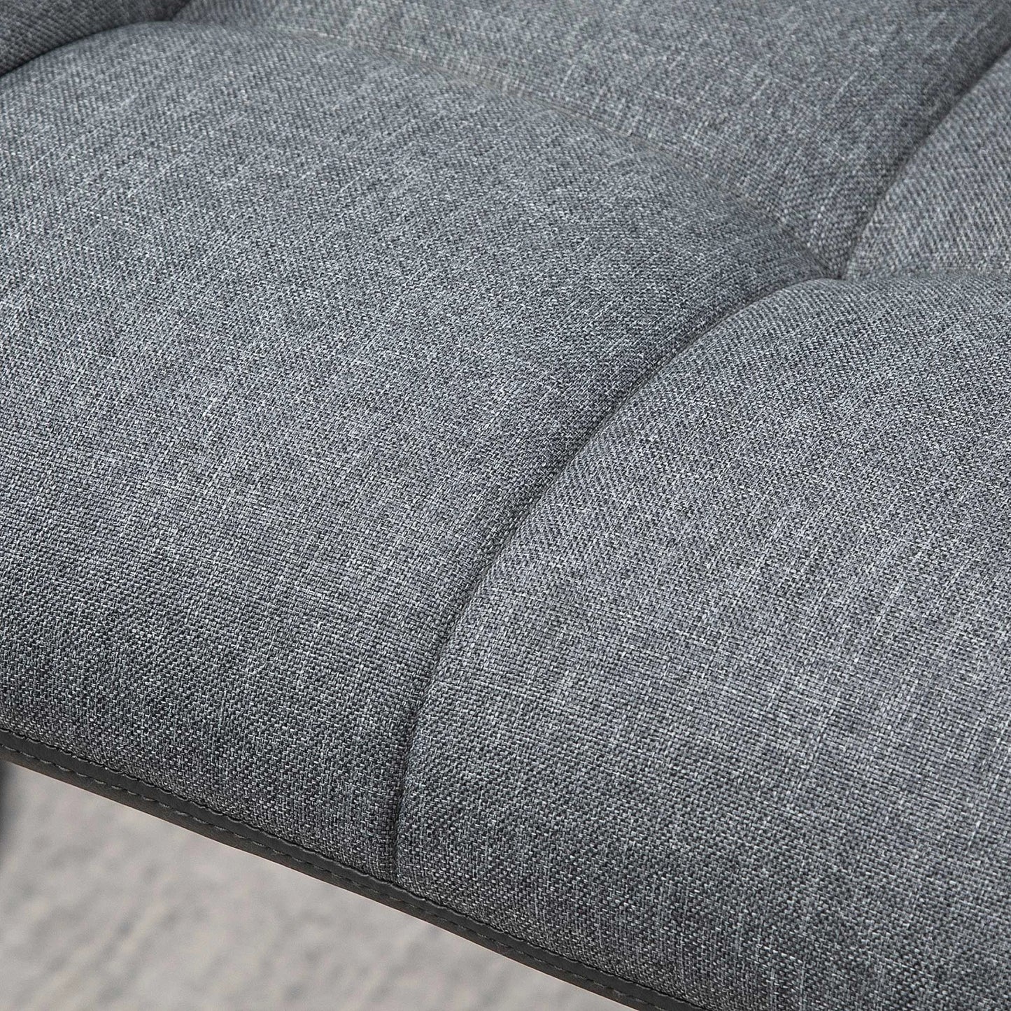 Swivel Barstools Set of 2, Adjustable Height, PU Leather, Grey Bar Stools at Gallery Canada