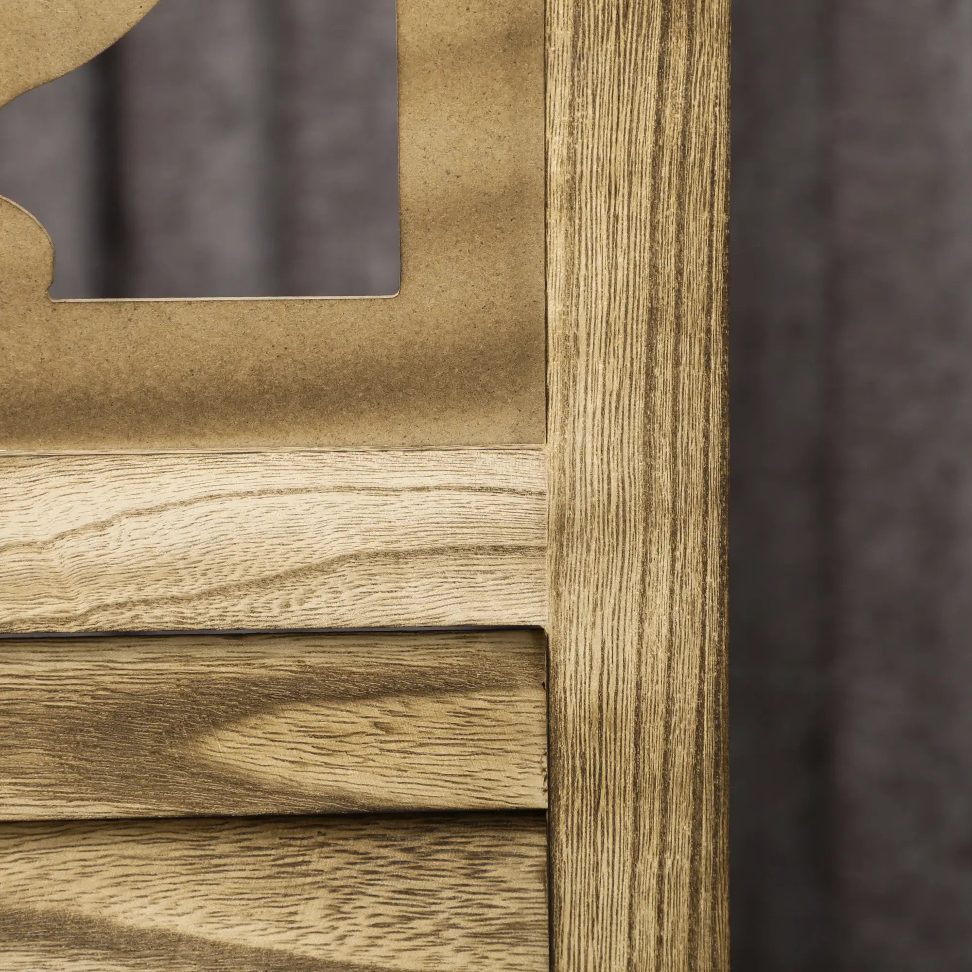 5.6 Ft Room Divider, 4 Panel Folding Privacy Screen, Brown Room Dividers at Gallery Canada