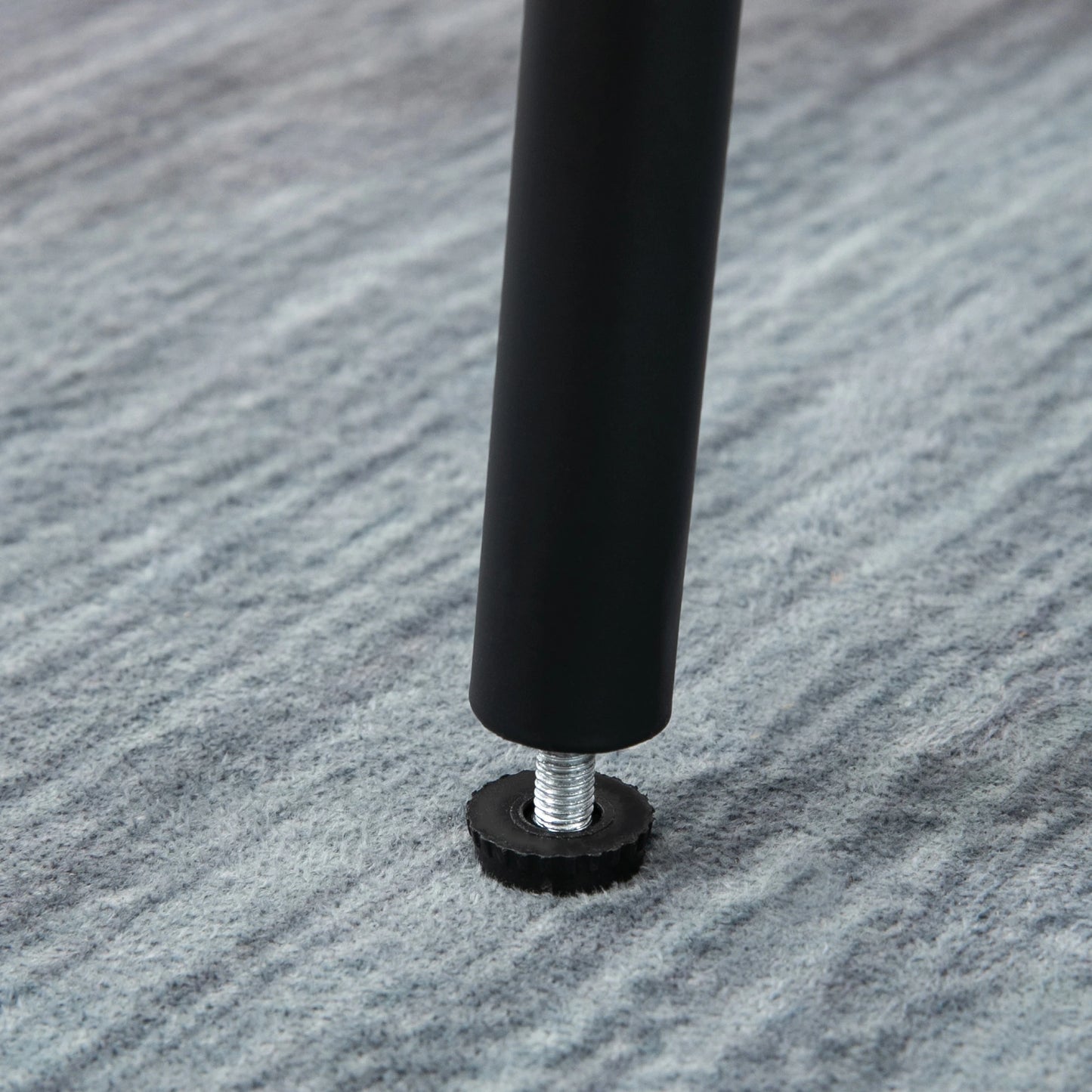 Upholstered Counter Height Bar Stools, Set of 2, 26", Steel Legs Bar Stools at Gallery Canada