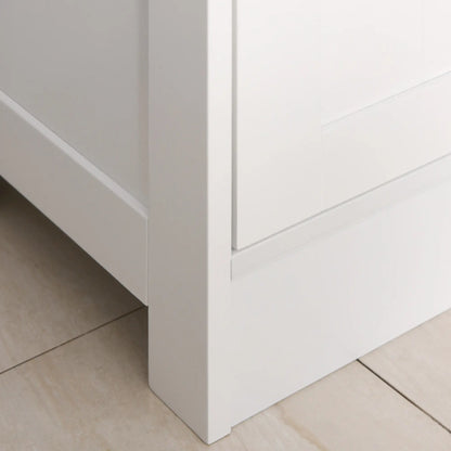 Tall Bathroom Storage Cabinet, 2 Doors, Adjustable Shelves, White Bathroom Cabinets at Gallery Canada