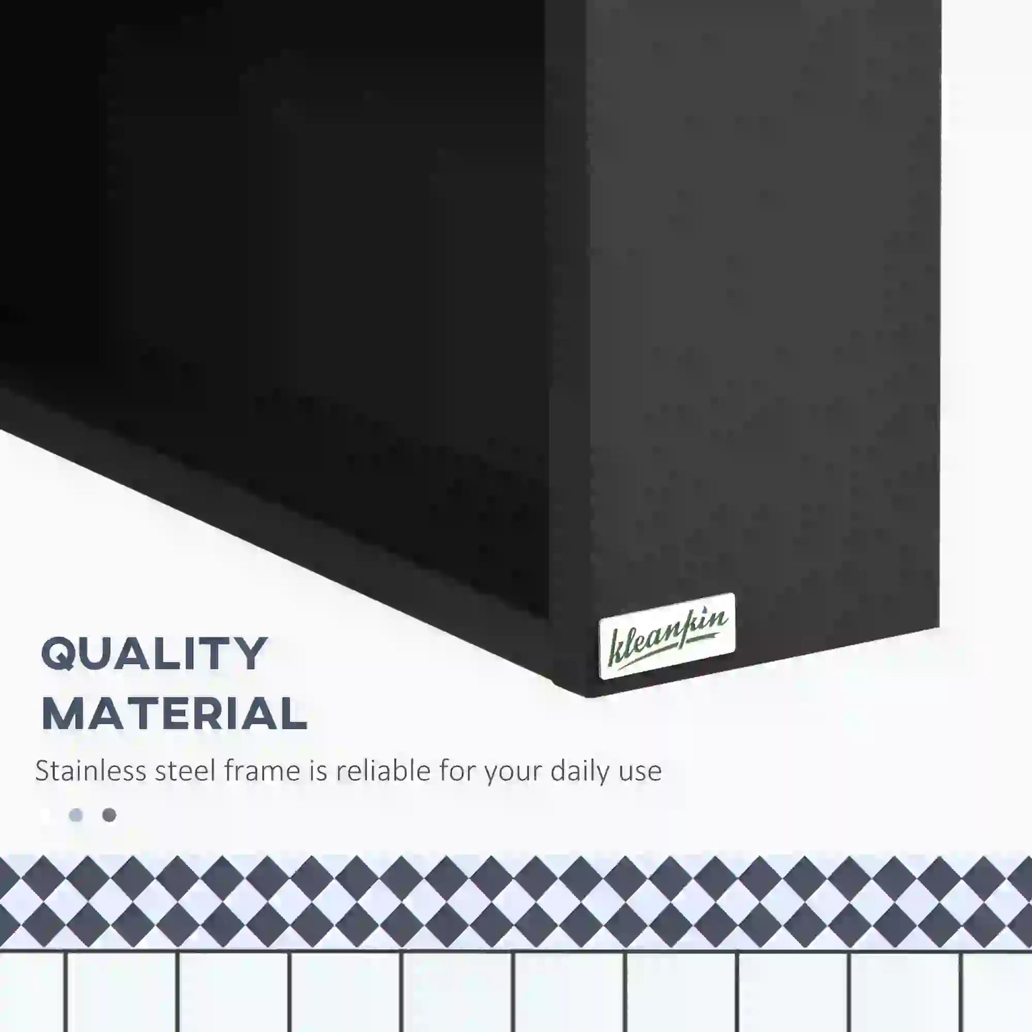 Wall-Mounted Medicine Cabinet, Single Door with Shelves, Stainless Steel Frame, Black Mirror Medicine Cabinets at Gallery Canada