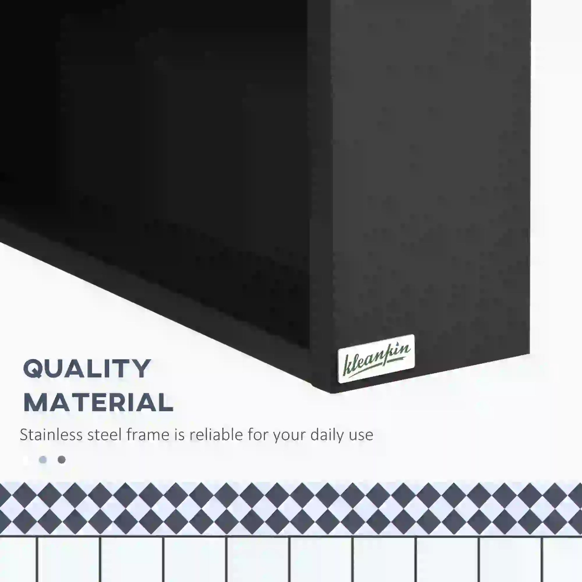 Wall-Mounted Medicine Cabinet, Single Door with Shelves, Stainless Steel Frame, Black Mirror Medicine Cabinets at Gallery Canada