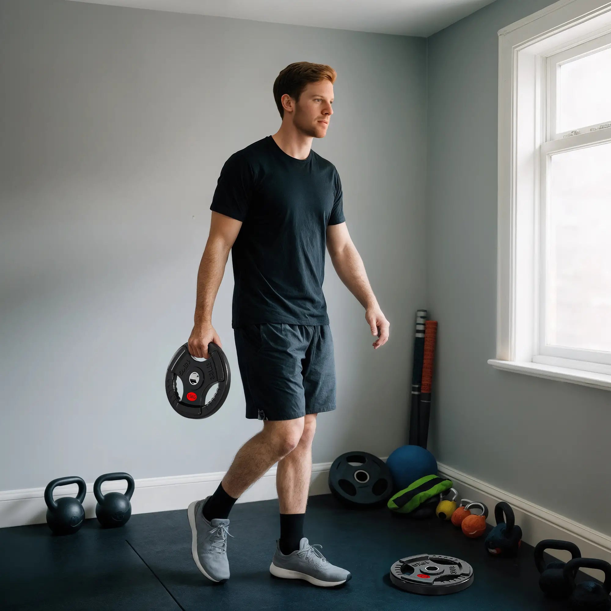 Weight Plates Set, 2-Inch Barbell Weights, 2 x 33lbs Dumbbells & Barbells at Gallery Canada