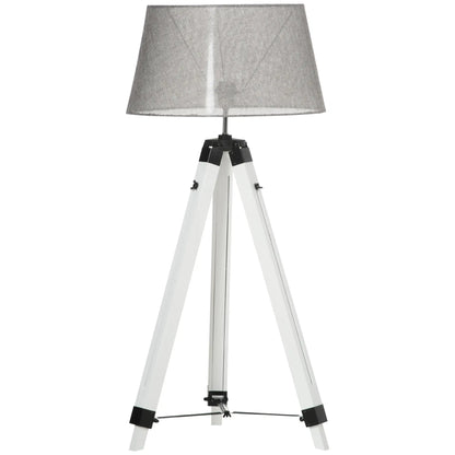 Adjustable Height Wooden Floor Lamp, E26 Base, and Grey, White Floor Lamps & Ceiling Fan Lights at Gallery Canada