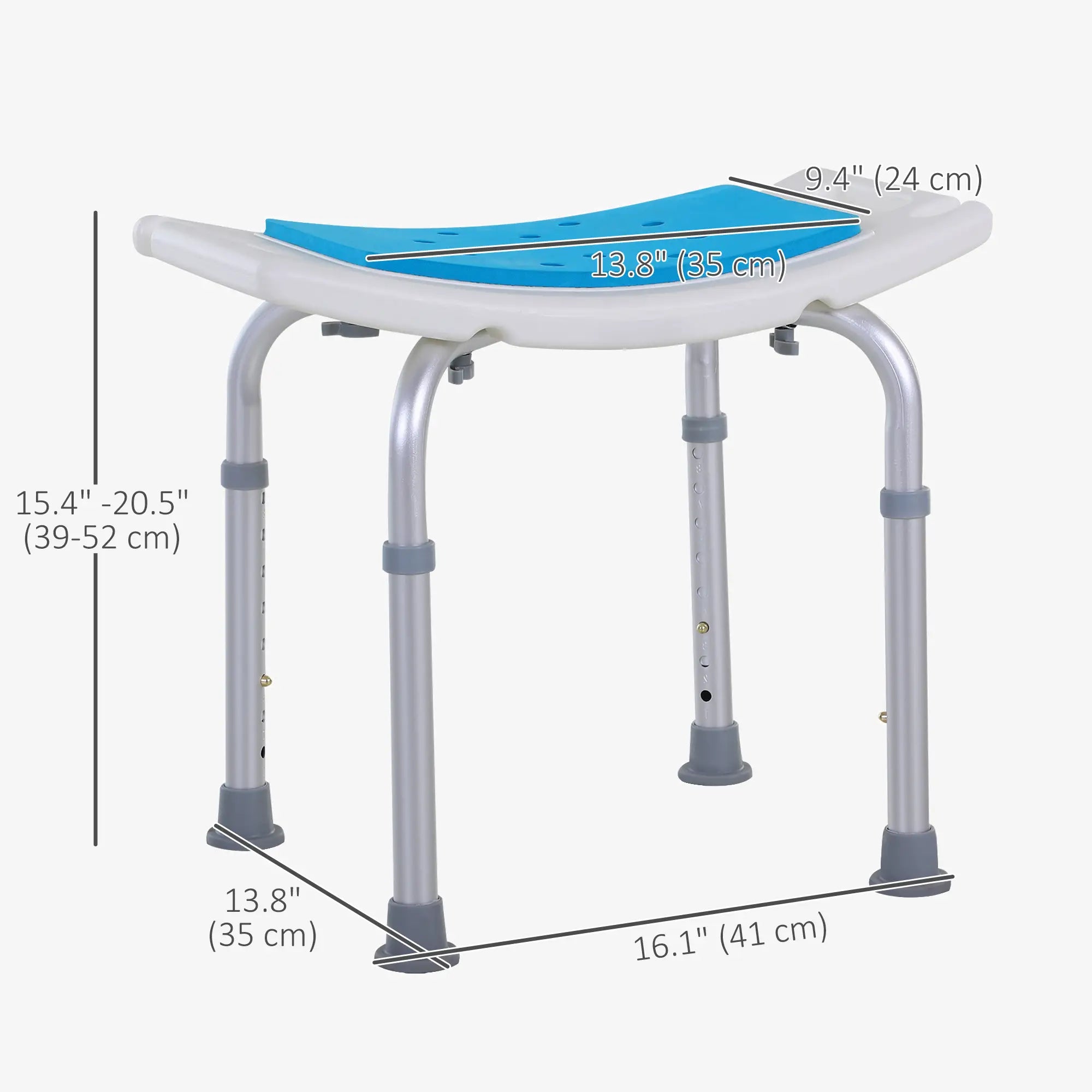 Adjustable Shower Chair, 20.5