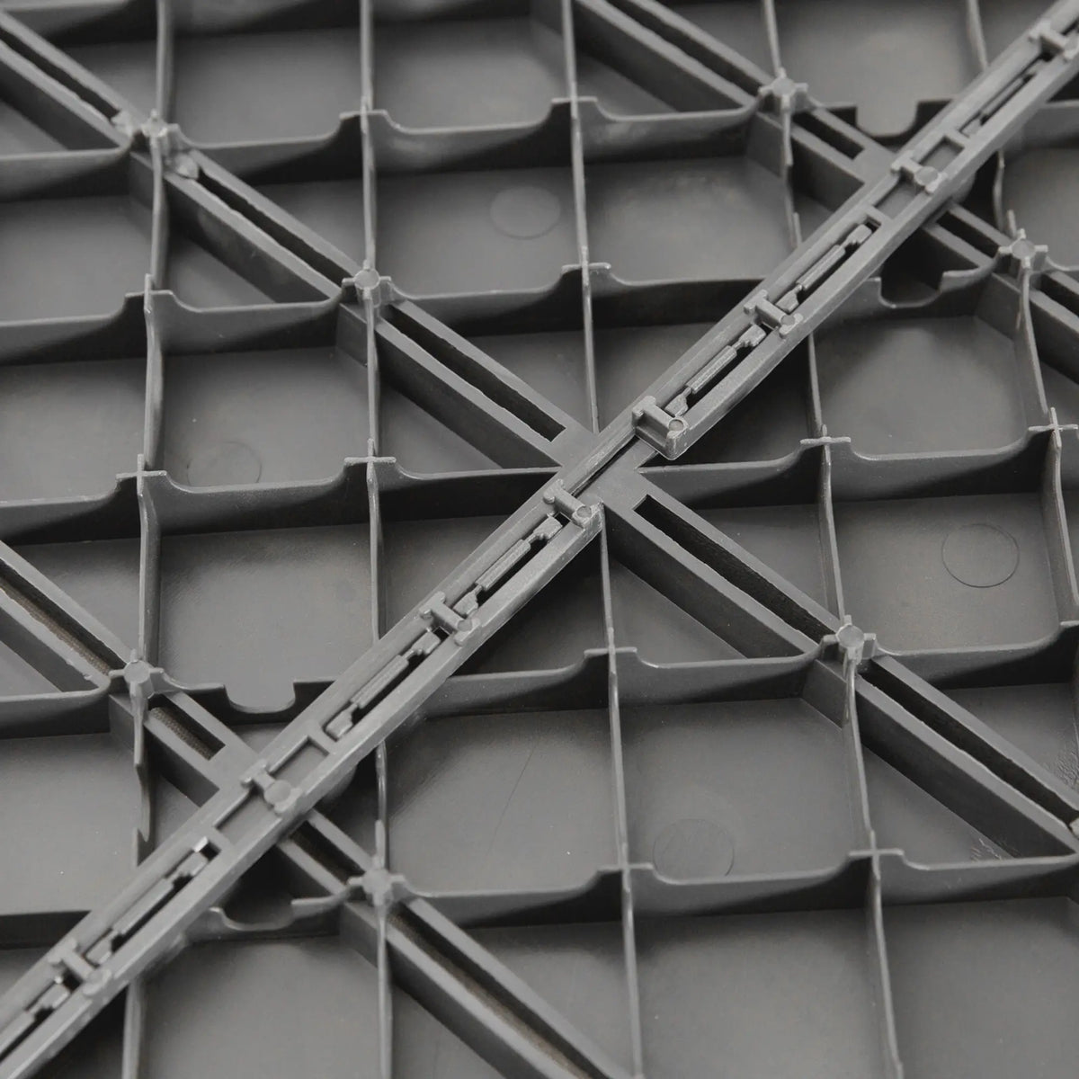 9 Pcs PP Interlocking Deck Tile, 12 x 12, Indoor Outdoor, Black Deck Tiles at Gallery Canada