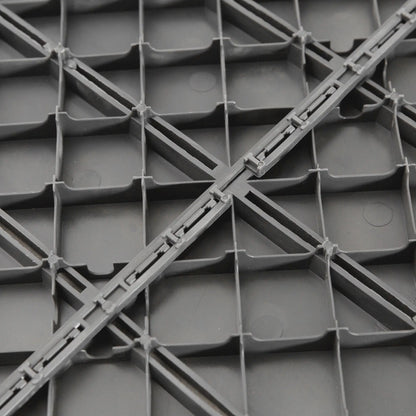 9 Pcs PP Interlocking Deck Tile, 12 x 12, Indoor Outdoor, Black Deck Tiles at Gallery Canada