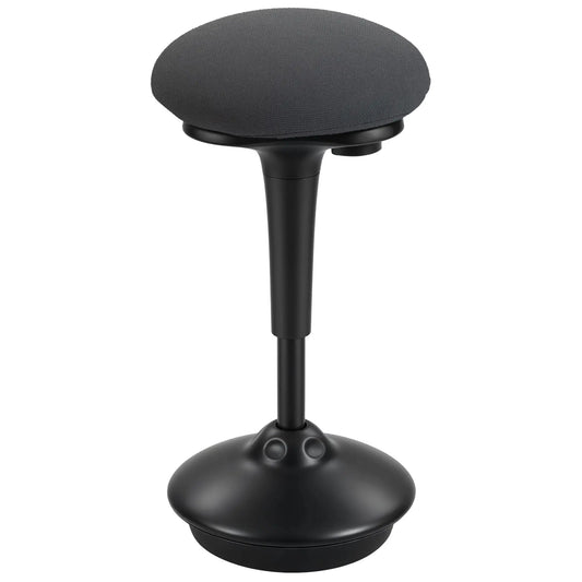Swivel Standing Desk Chair, Backless Wobble Stool, Adjustable Ergonomic Stool Office Chairs Dark Grey at Gallery Canada