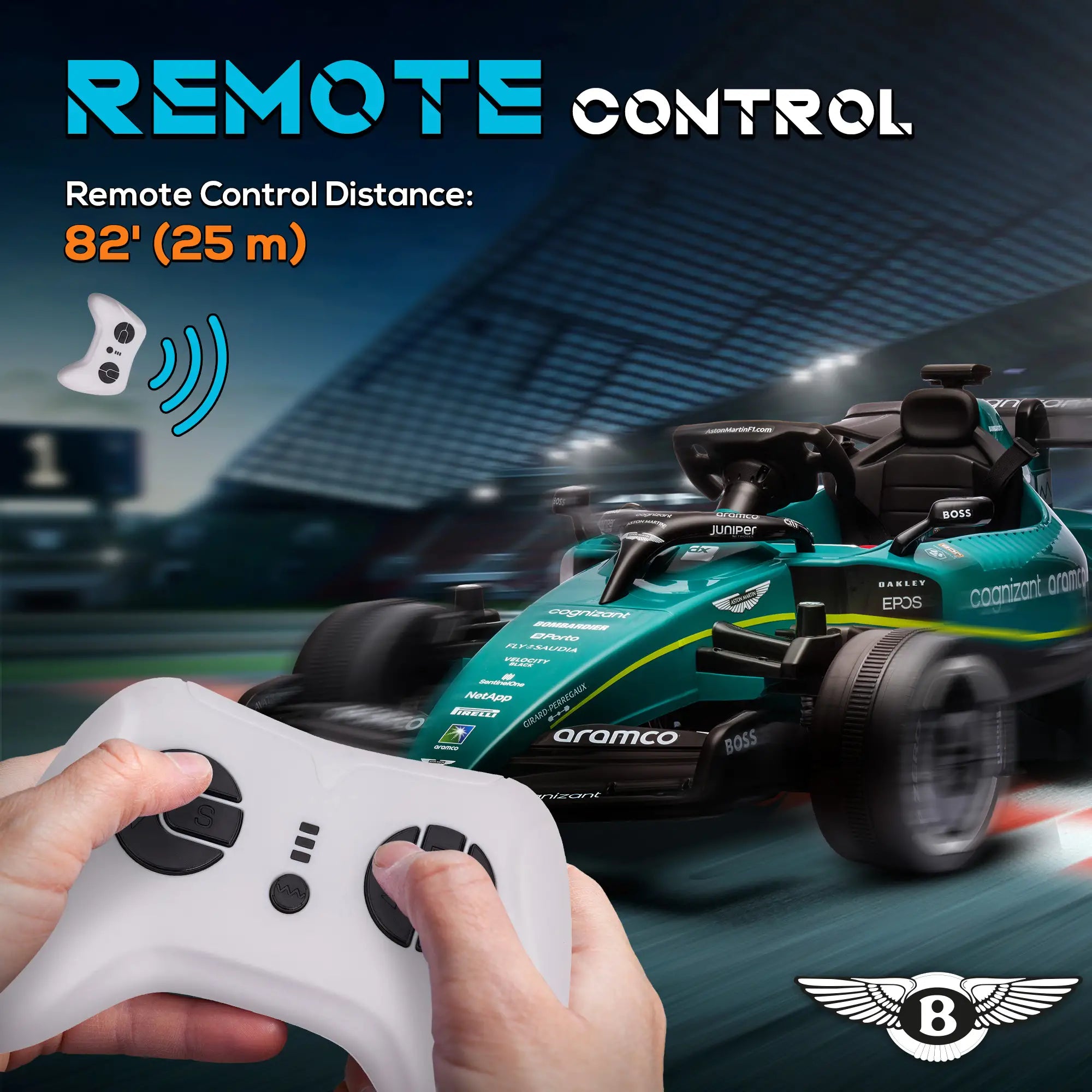 12V Electric Go Kart, Kids Ride On Car, 4 Shock Absorbing Wheels, Remote Control Electric Toy Cars at Gallery Canada