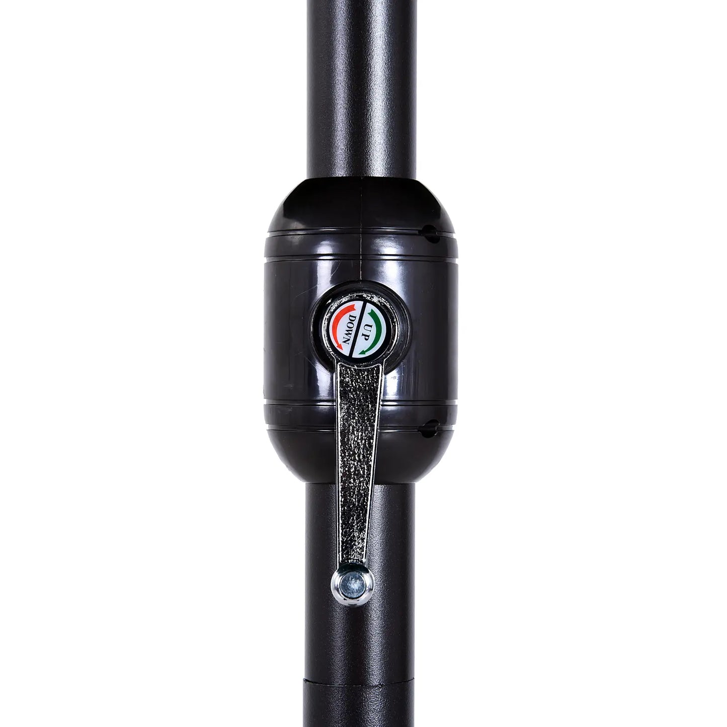 15ft Double-Sided Patio Umbrella, Twin Canopy, Crank, Dark Green Sun Umbrellas at Gallery Canada