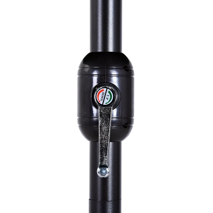 15ft Double-Sided Patio Umbrella, Twin Canopy, Crank, Dark Green Sun Umbrellas at Gallery Canada