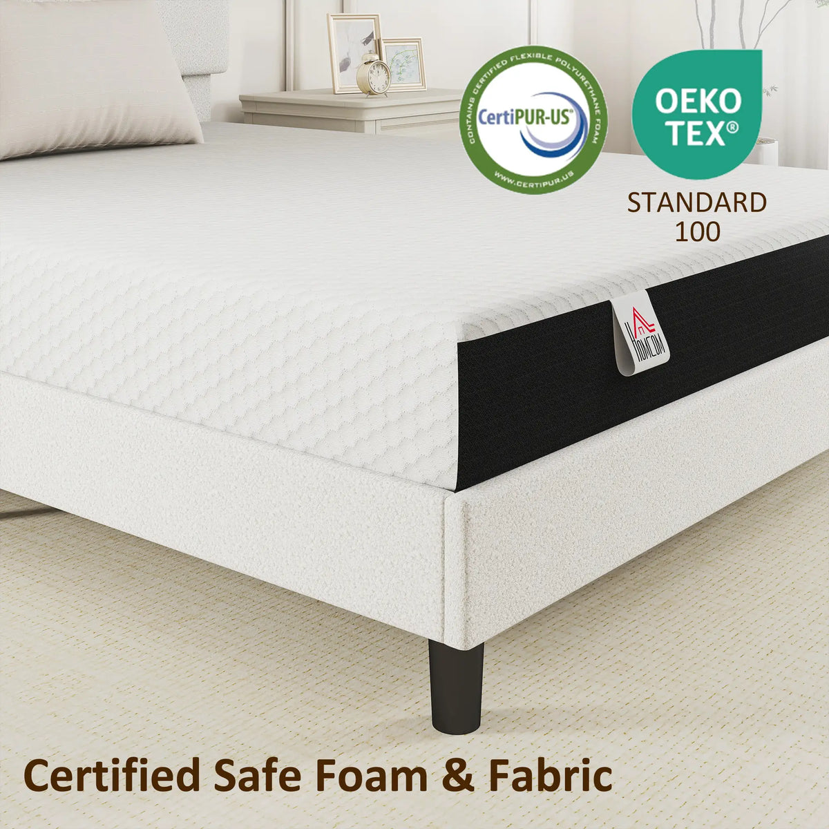 Queen 8 Inch Memory Foam Mattress, Medium Firm, CertiPUR-US