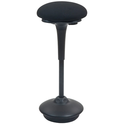 Adjustable Ergonomic Standing Stool, Swivel Backless Wobble Chair Office Chairs Black at Gallery Canada