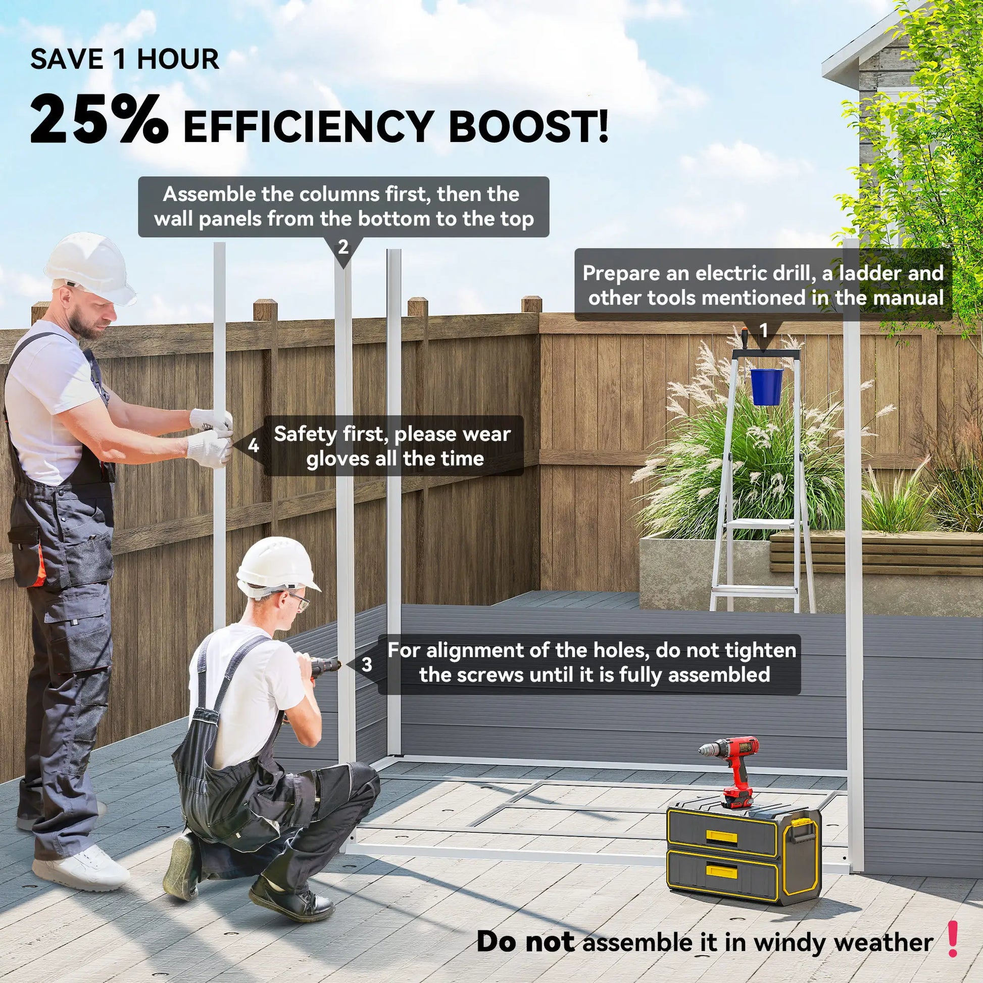 8' x 6' Plastic Garden Storage Shed, Latch Door, Vents, Dark Grey Sheds at Gallery Canada